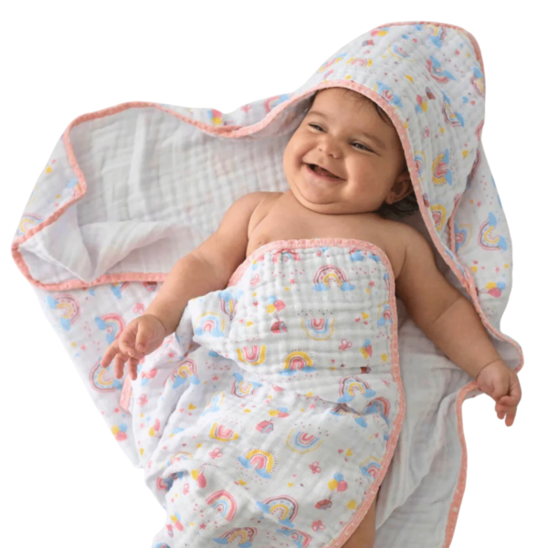 toalha de bebê com capuz 70x70 soft